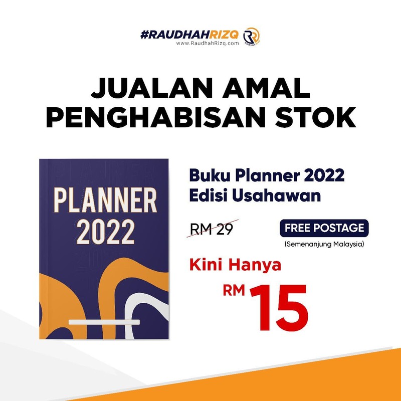 Jualan Amal : Buku Planner 2022 (Edisi Bisnes)